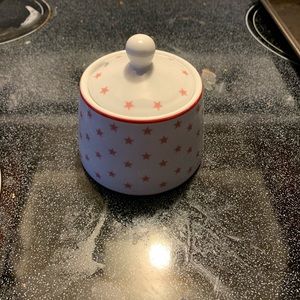 Sugar Dish - Ceramic with Stars